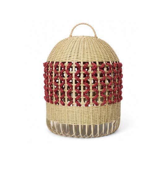 Scarlet Lattice Lantern