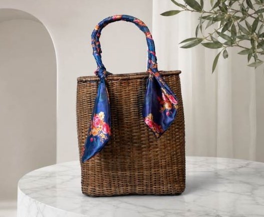 Blue Bloom Tote - Image 6